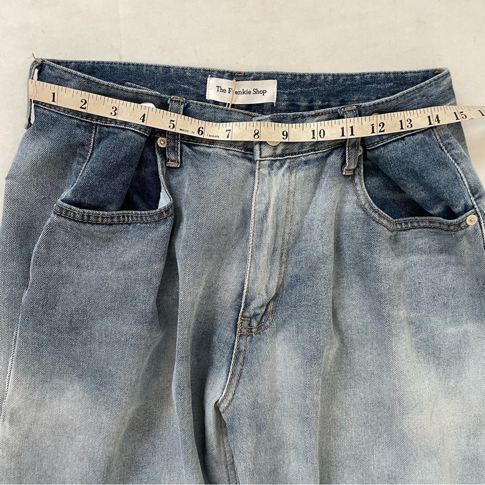 The Frankie Shop Blue Wide Leg Jeans - Picture 7 of 14